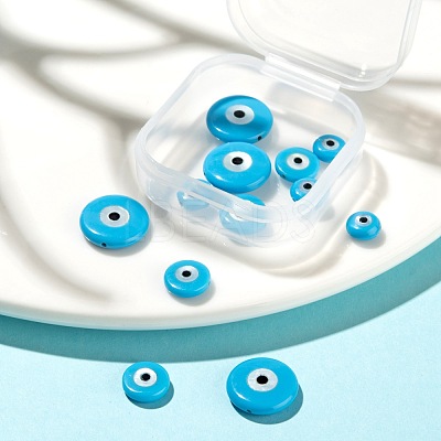 12Pcs 3 Style Synthetic Turquoise Beads G-LS0001-72-1