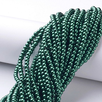Glass Pearl Beads Strands HY-4D-B59-1