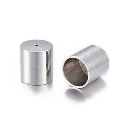 Tarnish Resistant 201 Stainless Steel Cord Ends X-STAS-P238-05P-05-1