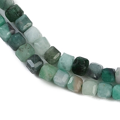 Natural Emerald Beads Strands G-P553-E04-02-1