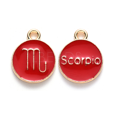 Alloy Enamel Pendants LS-ENAM-S124-01A-07L-1
