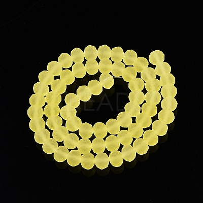 Transparent Glass Beads Strands EGLA-A044-T8mm-MD29-1