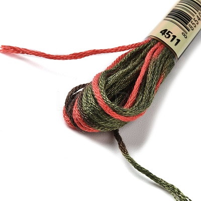 10 Skeins 6-Ply Polyester Embroidery Floss OCOR-K006-A12-1
