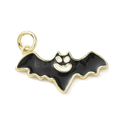 Halloween Theme Brass Enamel Pendants LS-KK-L248-01G-01-1