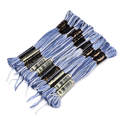 10 Skeins 6-Ply Polyester Embroidery Floss OCOR-K006-A71-1