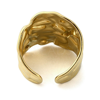 304 Stainless Steel Open Cuff Rings RJEW-C078-01D-G-1