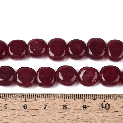 Natural White Jade Beads Strands G-N354-01A-03-1