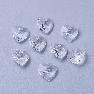 Romantic Valentines Ideas Glass Charms G030V14mm-18-1