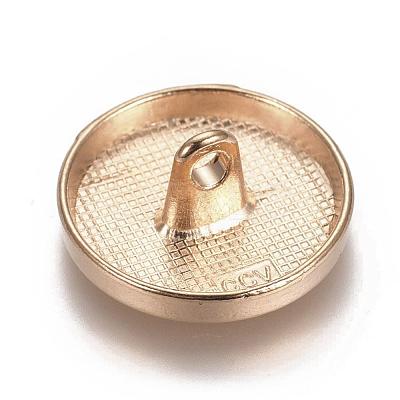 Alloy Shank Buttons BUTT-D054-18mm-05KCG-1