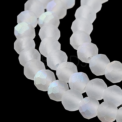 Transparent Glass Beads Strands LS-EGLA-A044-T1mm-MB19-1