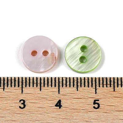 Freshwater Shell Buttons SHEL-C005-01C-1