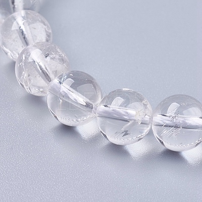 Natural Quartz Crystal Beads Strands X-G-R193-05-8mm-1