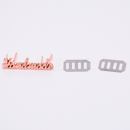 Zinc Alloy Bag Lock Catch Clasps DIY-TAC0015-02RG-1