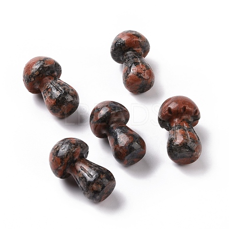 Natural Mahogany Obsidian GuaSha Stone G-A205-25F-1