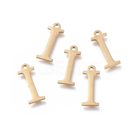 Ion Plating(IP) 304 Stainless Steel Charms STAS-K215-03G-1
