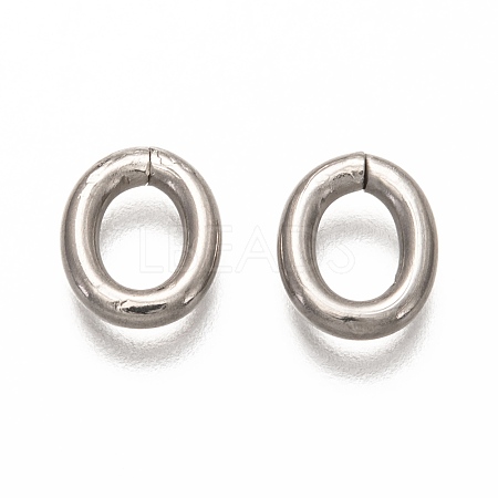 Non-Tarnish 304 Stainless Steel Open Jump Rings STAS-H133-05P-1