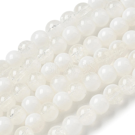 Crackle Glass Beads X1-GLAA-U001-6mm-07-1