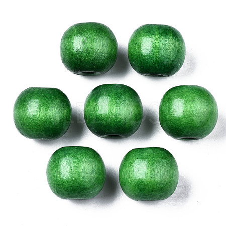 Spray Painted Natural Wood Beads WOOD-ZX040-01B-02-LF-1