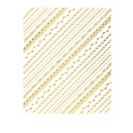 3D Goldenrod Nail Water Decals MRMJ-N010-44-007-1