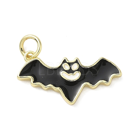 Halloween Theme Brass Enamel Pendants LS-KK-L248-01G-01-1