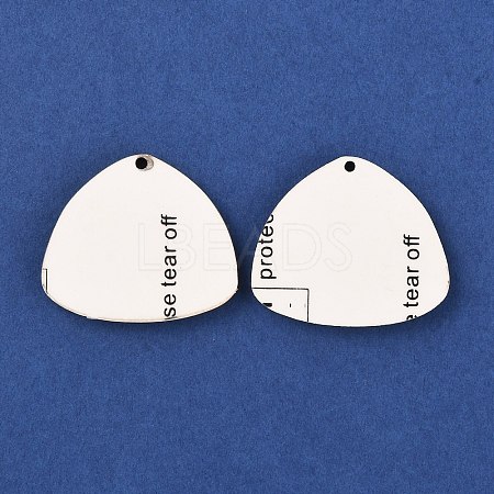 Density Board Blank Heat Transfer Earring Pendants WOOD-TAC0010-20-1