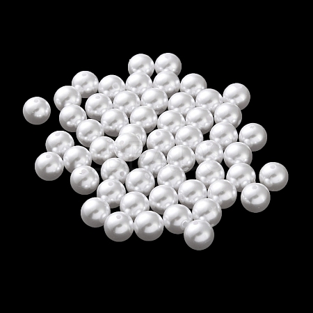 Plastic Imitation Pearl Beads FIND-M059-01C-09-1