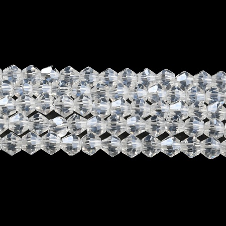 Transparent Electroplate Glass Beads Strands LS-EGLA-A039-T2mm-A13-1