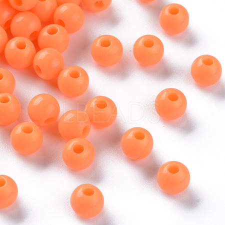 Opaque Acrylic Beads MACR-S370-C6mm-A11-1