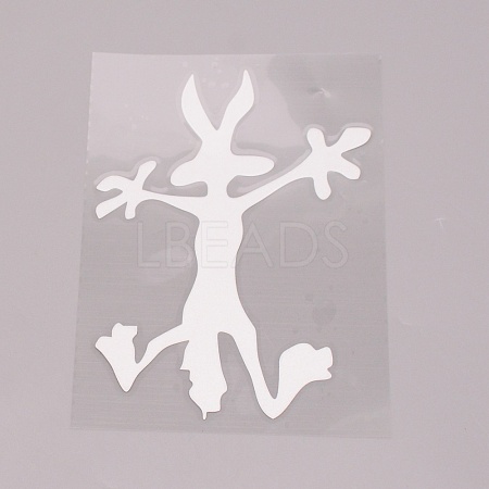 Waterproof PET Personality Wolf Car Stickers DIY-WH0258--05A-02-1