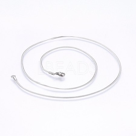 Non-Tarnish 304 Stainless Steel Herringbone Chain Necklaces NJEW-F227-02P-02-1