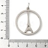 Non-Tarnish 304 Stainless Steel Pendants STAS-C086-05E-P-3