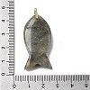 Natural Labradorite Pendants KK-D021-05H-G-3