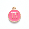 Alloy Enamel Pendants ENAM-S124-01B-03B-2