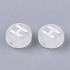Transparent Frosted Acrylic Beads X-FACR-T002-001-2