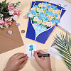 DIY Paper Flower Bouquet Greeting Card Sets AJEW-WH0455-197C-3
