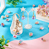 54Pcs 9 Styles Glass Pendants FIND-TA0008-55-7