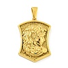 Ion Plating(IP) 304 Stainless Steel Pendants STAS-R231-14B-G-1