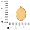 Ion Plating(IP) 304 Stainless Steel Pendant Cabochon Settings X-STAS-WH0055-02B-G-3