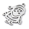 Christmas Theme Anti-Tarnish 304 Stainless Steel Pendants STAS-R003-04P-02-2