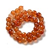 Natural Carnelian Beads Strands G-E571-35C-3