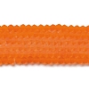 Imitate Austrian Crystal Frosted Glass Beads Strands LS-EGLA-A039-T6mm-MD11-1