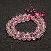 Natural Rose Quartz Beads Strands G-E375-4mm-01-3