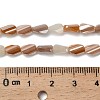 Electroplate Glass Beads Strands EGLA-P065-01A-03-4