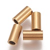 Ion Plating(IP) 304 Stainless Steel Tube Beads X-STAS-L216-23E-G-1