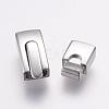 304 Stainless Steel Bayonet Clasps STAS-F122-39P-3