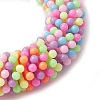 Acrylic Bead Cluster Stretch Kid Bracelets for Girls BJEW-JB10371-4