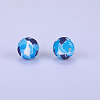 Printed Round Silicone Focal Beads SI-JX0056A-12-1