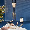 3Pcs Iron Bolo Tie Slide Clasps FIND-ANB0003-18LG-6