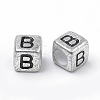 Plated Acrylic Beads PB43C9308-B-2