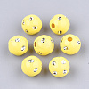 Plating Acrylic Beads PACR-S186-10mm-A09-1